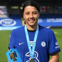 Sam Kerr, una de las estrellas de la final europea: "No creo que esté cerca del nivel de Messi"