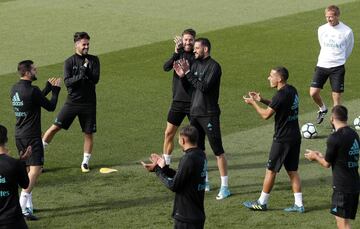 El Madrid prepara el partido ante la Real Sociedad de Carlos Vela