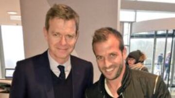 Van der Vaart, en el Volkspark Stadion.