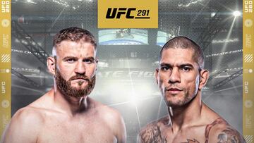 Cartel del encuentro entre Jan Blachowicz y Alex Pereira para el UFC 291.