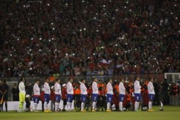 Chile cierra el a&ntilde;o futbol&iacute;stico ante Uruguay en el Monumentak y aqu&iacute; los detalles en im&aacute;genes.