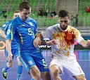 España-Ucrania (1-0): Europeo de fútbol sala: España, a semifinales