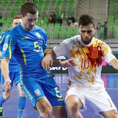 España-Ucrania (1-0): Europeo de fútbol sala: España, a semifinales