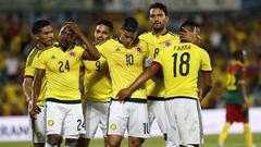 ¿Cuál sería la lista de Colombia para Venezuela y Brasil?