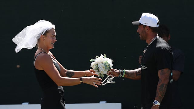 Sabalenka has enjoyed Grand Slam success amid personal tragedy, but has now found love again with Georgios Frangulis and will soon be married.