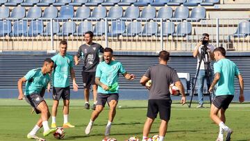 Entrenamiento del M¨¢laga.
