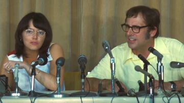 Emma Stone y Steve Carell en un momento de la película.