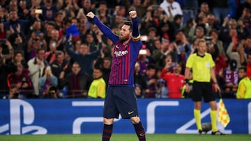 01/05/19 PARTIDO CHAMPIONS LEAGUE  SEMIFINAL IDA 
 BARCELONA - LIVERPOOL 
 TERCER GOL MESSI LANZAMIENTO FALTA DIRECTA 3-0 ALEGRIA