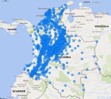 Mapa de casos y muertes por coronavirus por departamentos en Colombia: hoy, 11 de noviembre
