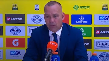 Rafael Dudamel se queja por el arbitraje en Bucaramanga vs. América por Copa.