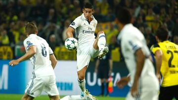 Real Madrid 1x1: James desbordado en sacrificio