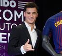 Presentación de Coutinho con el Barcelona en directo