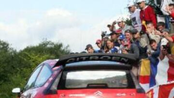 <b>LÍDER</b>. El piloto francés sigue imponiendo el ritmo en tierras alemanas.