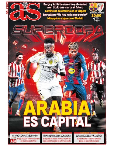 Las portadas de AS de enero
