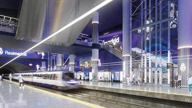 La estética de la nueva parada estará profundamente ligada a la identidad del Real Madrid. El interior contará con un diseño vanguardista inspirado en la arquitectura del propio estadio remodelado, incluyendo acabados tecnológicos y una iluminación temática. Se espera que los pasillos y vestíbulos se conviertan en un espacio casi museístico, con referencias visuales a la historia y los éxitos del club madrileño.