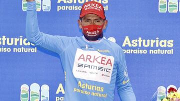 Nairo Quintana habló luego de ganar la primera etapa de la Vuelta a Asturias, elogió a su equipo y espera mantener la diferencia en la general