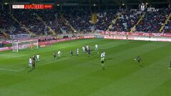 La precisa asistencia de Dembélé para el gol de Lenglet