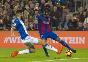 Rafinha con el balón. 