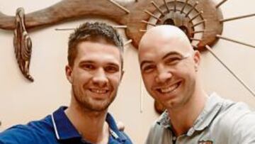 <b>CHOQUE. </b>Kjelling (Portland) y Demetrio Lozano (Barcelona).