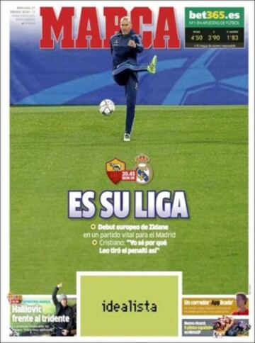 Portadas de la prensa mundial