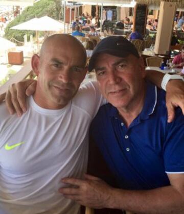 Labi Champion con Paco Jémez. 