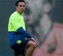 Xavi, baja por lesión contra el Stuttgart