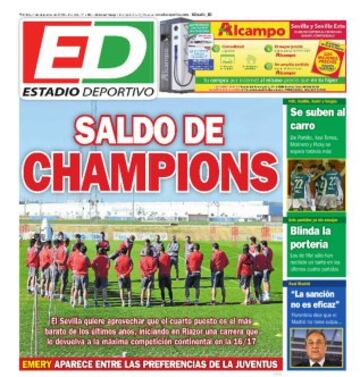 Portadas de la prensa mundial