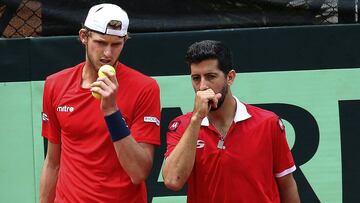 Nicolas Jarry y Hans Podlipnik, de Chile