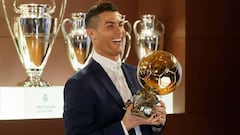 Cristiano recibe hoy su quinto Balón de Oro en París