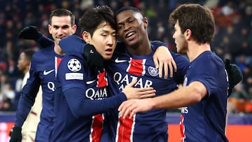Gonçalo Ramos, Nuno Mendes and Désiré Doué were on target as Paris Saint-Germain boosted their playoff hopes in Austria.