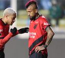 “No vuelvas a decir eso”: a Vidal le mencionan Colo Colo y pasa esto