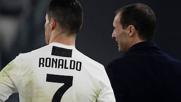 Allegri da libre a Cristiano: "Le necesitamos a tope en marzo"