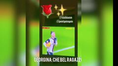 La broma de Georgina sobre Cristiano y Sarri que desató la polémica