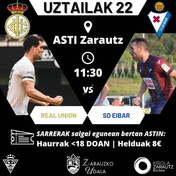 Es el primero de los seis amistosos que el Eibar jugar¨¢ este verano