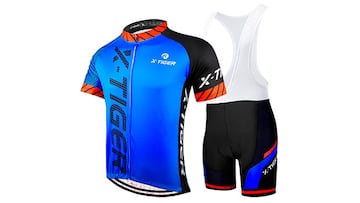 Maillot de ciclismo para hombre en color azul