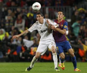 El argentino Ángel Di María jugador del Real Madrid desde el 2010 al 2014