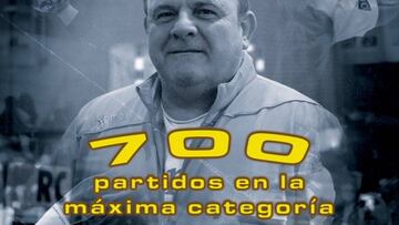 Nadie lleva tantos partidos en la Asobal como Equisoain: 699