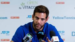 Del Potro, en duda para esta noche ante McDonald