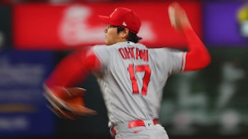ST LOUIS, MO - MAY 03: Shohei Ohtani #17 of the Los Angeles Angels delivers a pitch against the St. Louis Cardinals in the fifth inning at Busch Stadium on May 3, 2023 in St Louis, Missouri.   Dilip Vishwanat/Getty Images/AFP (Photo by Dilip Vishwanat / GETTY IMAGES NORTH AMERICA / Getty Images via AFP)