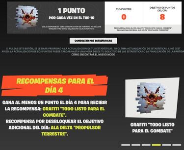 Pruebas de Cero Construcción en Fortnite: desafíos y recompensas