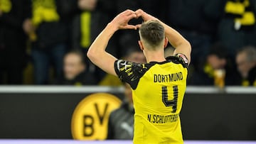 The Dortmund defender set off fresh talk about his future after his celebration against Bayern.