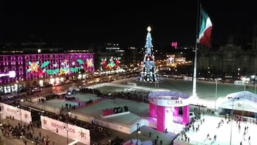 ¡Ya puedes asistir a la pista de hielo del Zócalo de la CDMX!