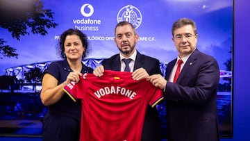 Vodafone, nuevo socio tecnológico estratégico del Getafe CF