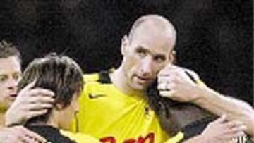 Koller, delantero del Borussia.