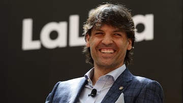 SINGAPORE - MARCH 23:  LaLiga ambassador, Fernando Morientes attends the launch of LaLiga at the Supreme Court Terrace, National Gallery Singapore on March 23, 2017 in Singapore. LaLiga plans to grow its presence throughout Asia via the opening of its official office in Singapore following a multi dimensional approach using exhibition matches, players visit and development programmes at the grassroots level.  (Photo by Suhaimi Abdullah/Getty Images) 
PUBLICADA 19/01/23 NA MA06 4COL