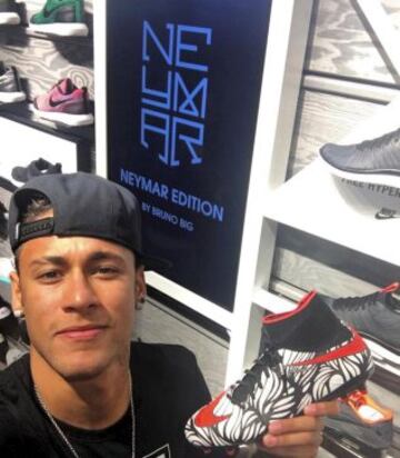 Neymar's life as seen through images shared on social media