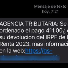 La alerta de la Guardia Civil con este SMS fraudulento para la Renta: “No piques”
