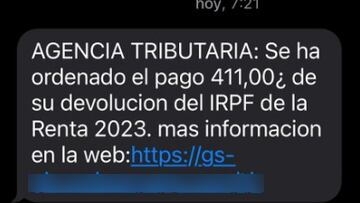 La alerta de la Guardia Civil con este SMS fraudulento para la Renta: “No piques”