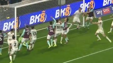 Vigouroux deslumbra a Inglaterra con esto: ¡puros reflejos!