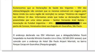 Acusan a Fernando Batista de truchar los documentos en Brasil